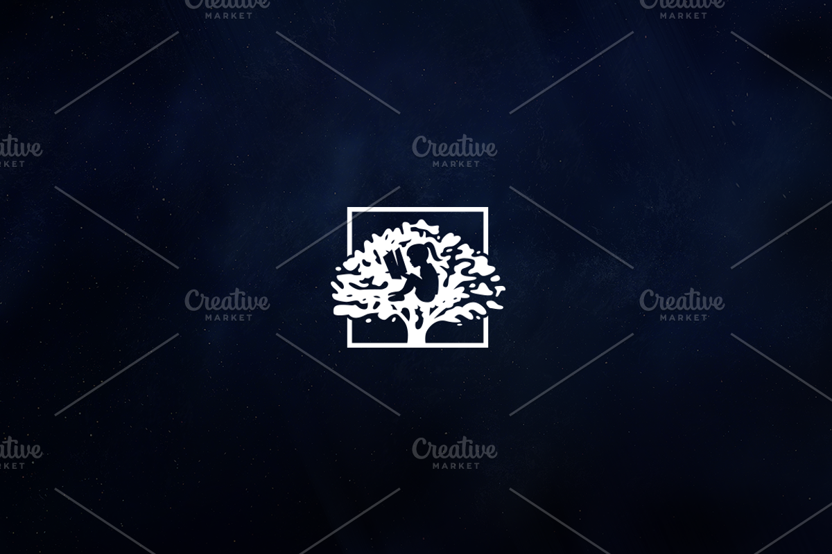Oak Readings logo design template, a Branding & Logo Template by Manudesign (Photo 3 of 3)