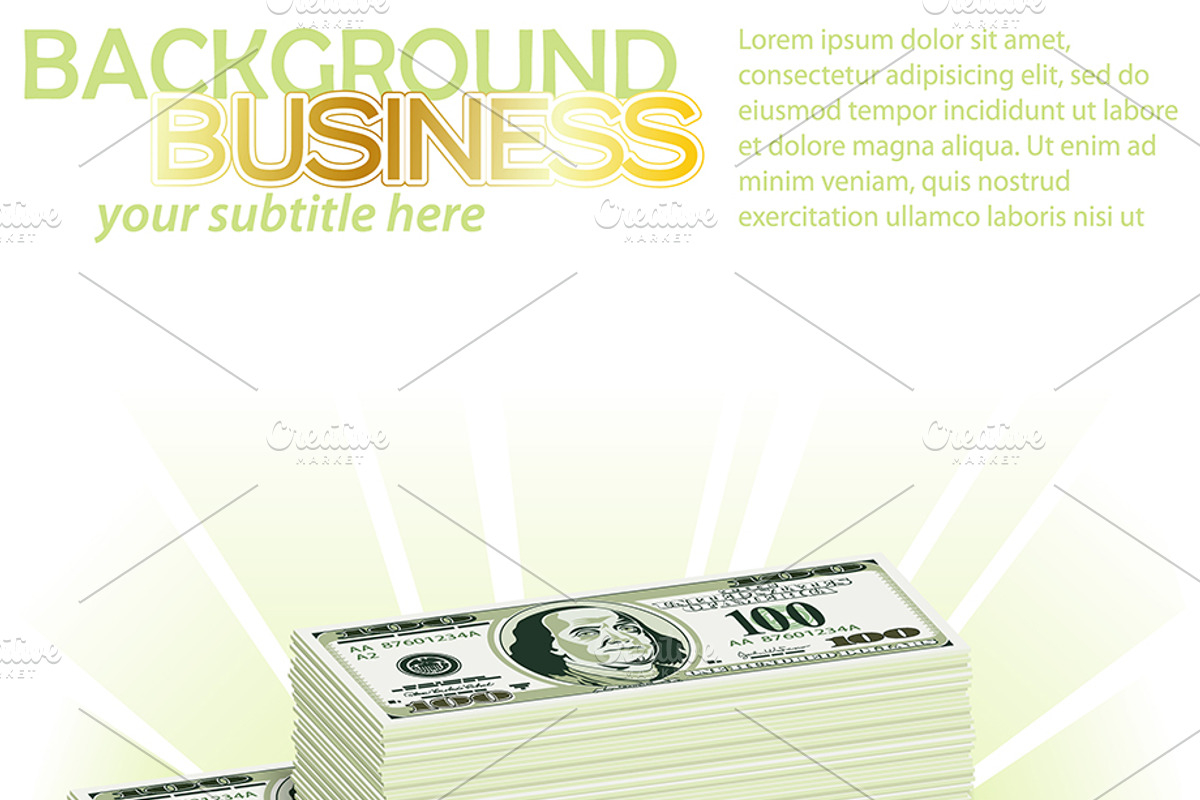 Financial Concepts with Money, a Finance Illustration by TAlex (Photo 3 of 6)