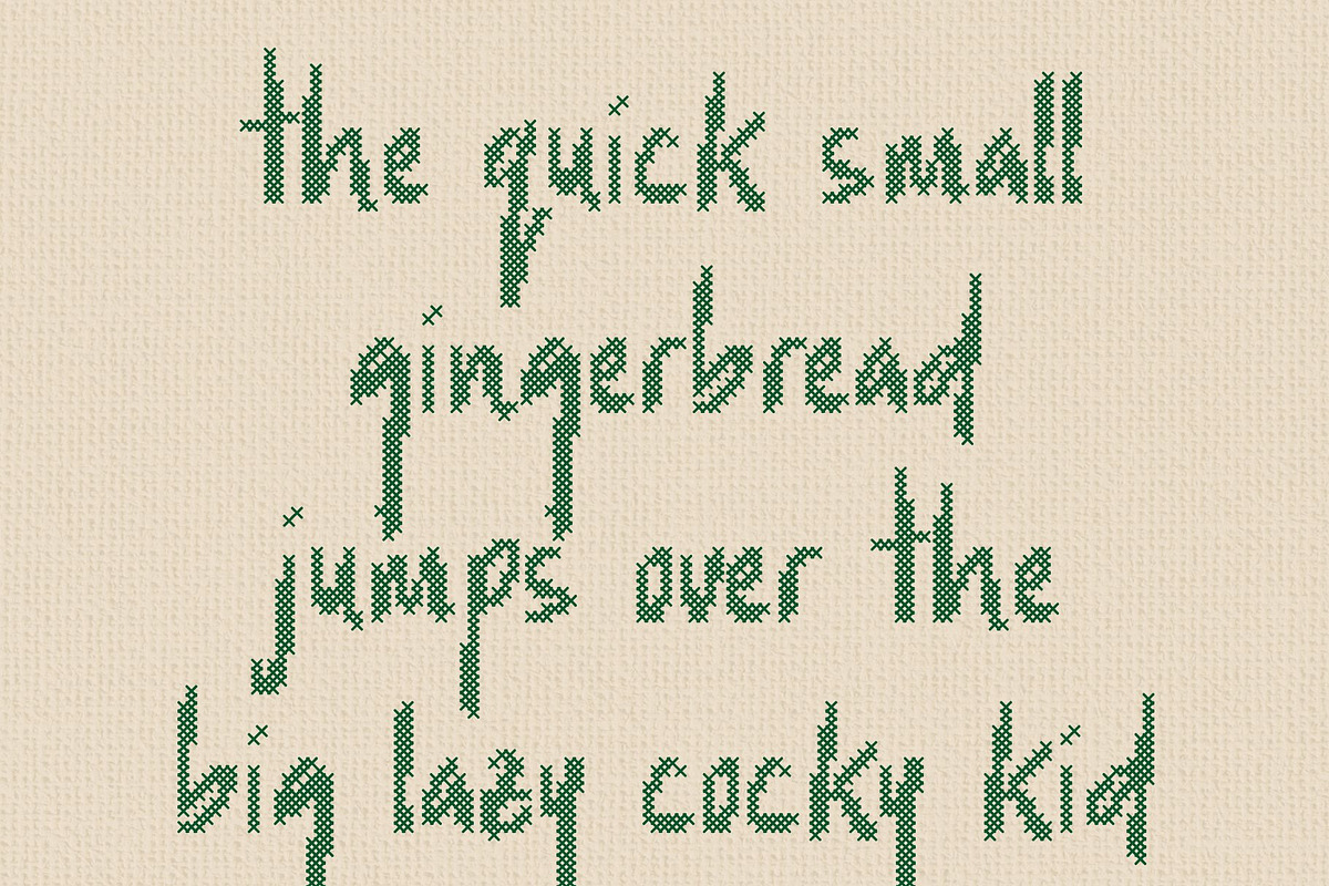 CS Damita Stitched, a Handwritten Font by Craft Supply Co. (Photo 4 of 8)