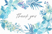 Watercolor Tropical floral set, an Object Graphic by Sawango Designs (Thumbnail 10 of 10)