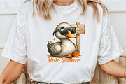 Hello Summer, Summer Duck PNG, an Illustration by Libby Wishes (Thumbnail 3 of 4)