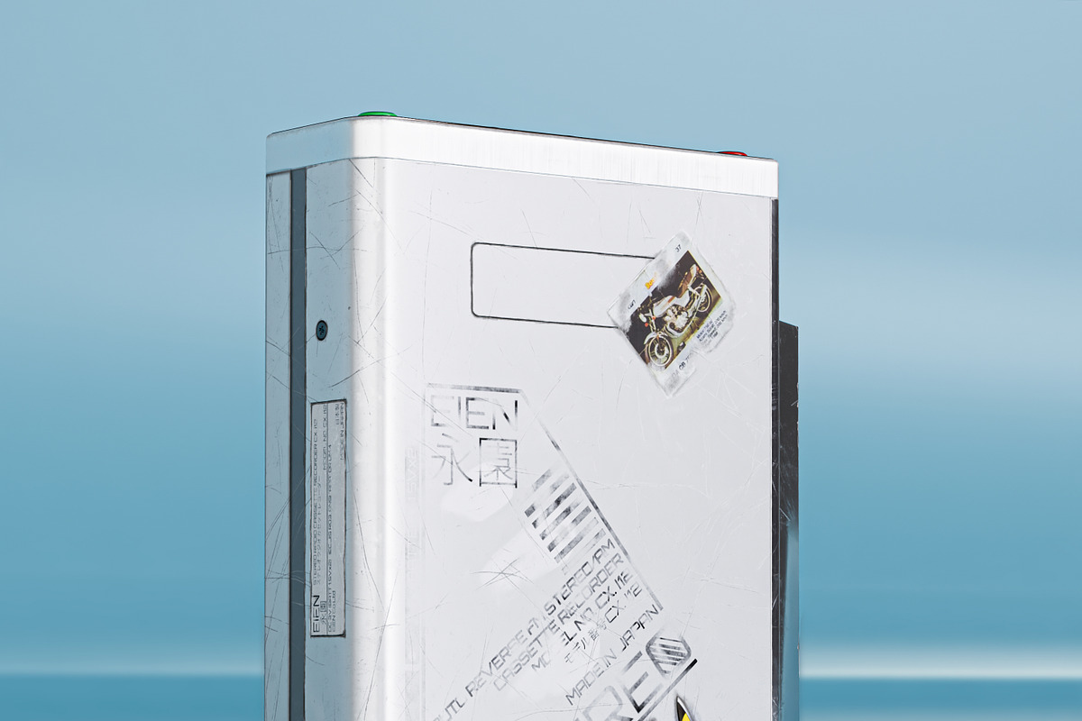 Retro cassette recorder, an Object 3D Model by Snji | 3D Models (Photo 3 of 13)
