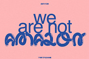 Curly Wurly | Retro Display Bubble, a Sans Serif Font by ana & yvy (Thumbnail 7 of 13)
