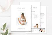 3-Page Photography Pricing Template, a Stationery Template by By Stephanie Design (Thumbnail 1 of 5)