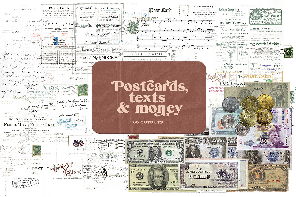 Vintage Collage Creator 710+ PNG, an Object Graphic by Marie T (Photo 10 of 26)