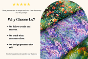 14 Dreamy Garden Patterns, a Pattern Graphic by Ninterints (Thumbnail 3 of 14)