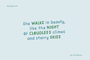 Simple Dough Handwriting Font, a Handwritten Font by Suntype | Sunshine Std (Thumbnail 3 of 8)