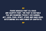 Foods Wokolis, a Handwritten Font by QR Design Studio (Thumbnail 7 of 8)
