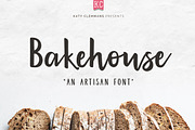 Bakehouse Script Font, a Script Font by Katy Clemmans (Thumbnail 1 of 10)