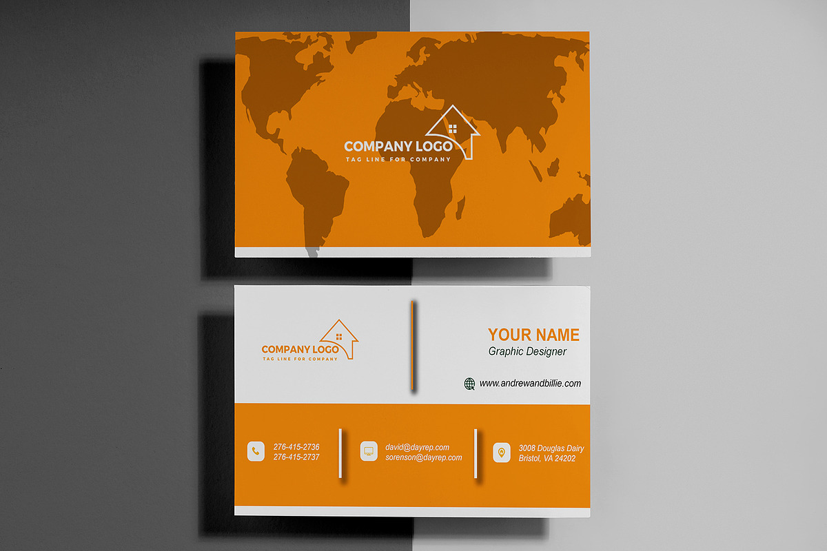 Modern Real Estate Card PSD preview 6