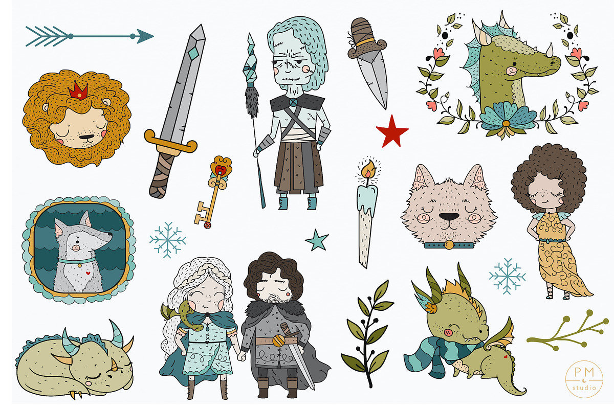 Fantasy Thrones: A Colorful Collecti, a Graphic by PetiteMarket (Photo 4 of 4)