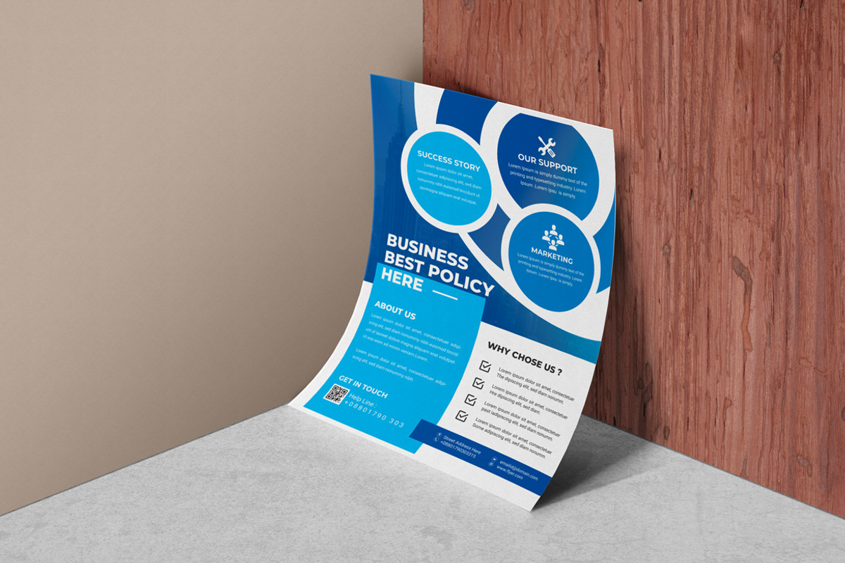Professional Company Marketing Flyer, a Flyer Template by BrandlyTemplate (Photo 2 of 3)