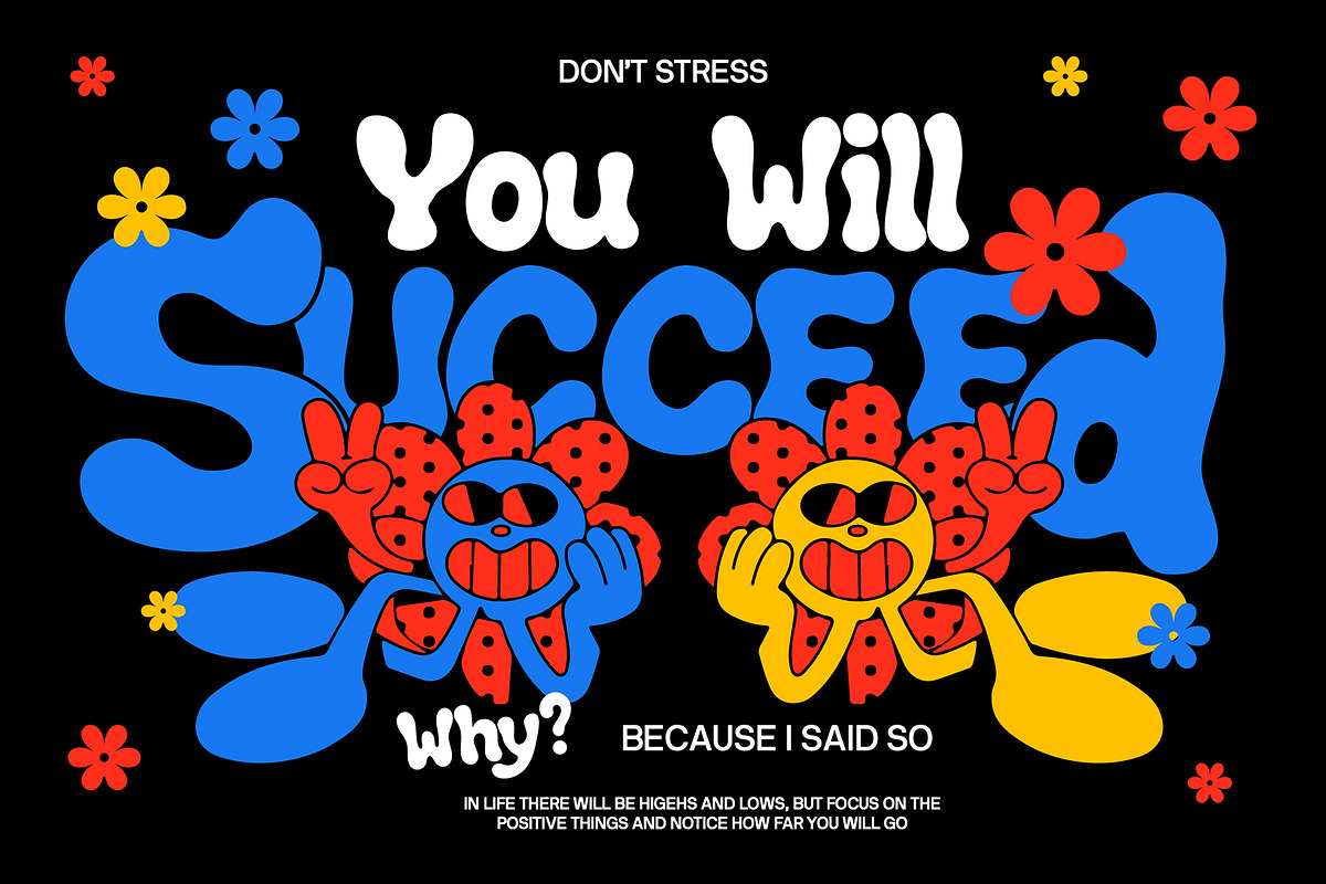 Slowley Font | Retro Bubble Font, a Handwritten Font by Koplexs Studio (Photo 7 of 13)
