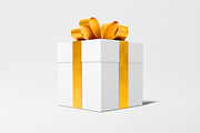 Gift Box Mockup, a Packaging Mockup by Xtrahive (Thumbnail 2 of 2)