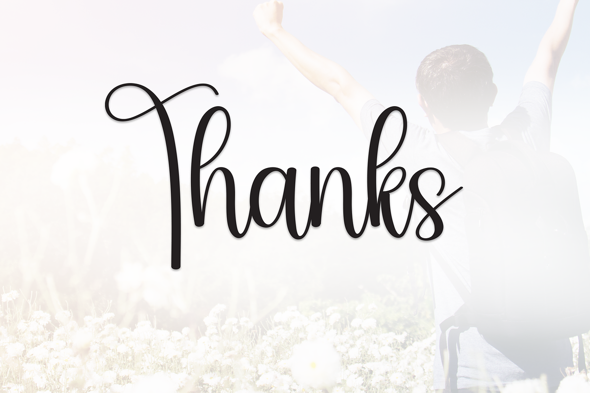 Happyday | Script Font, a Handwritten Font by Scratchones (Photo 9 of 9)