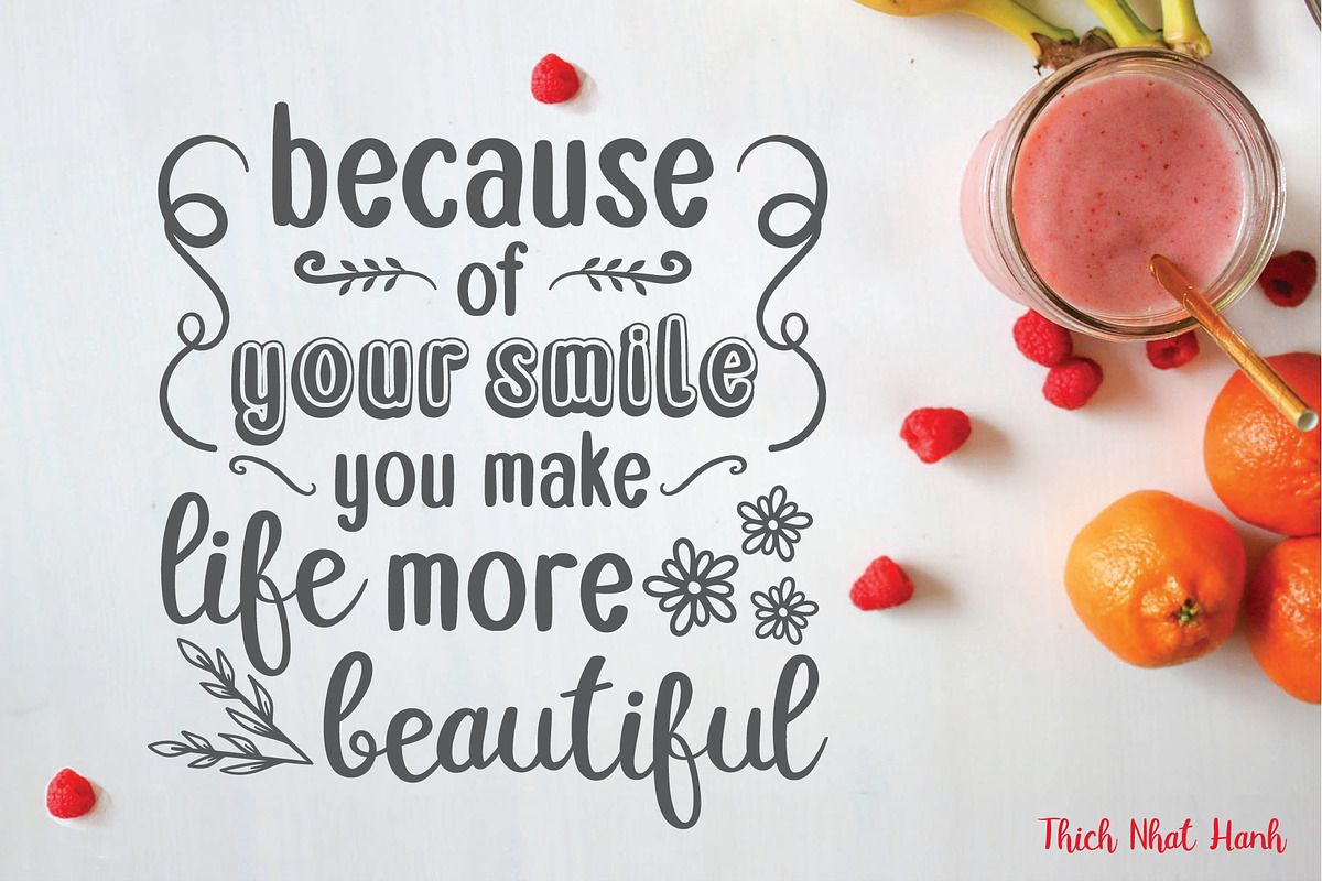 Double smoothie font duo & family preview 8