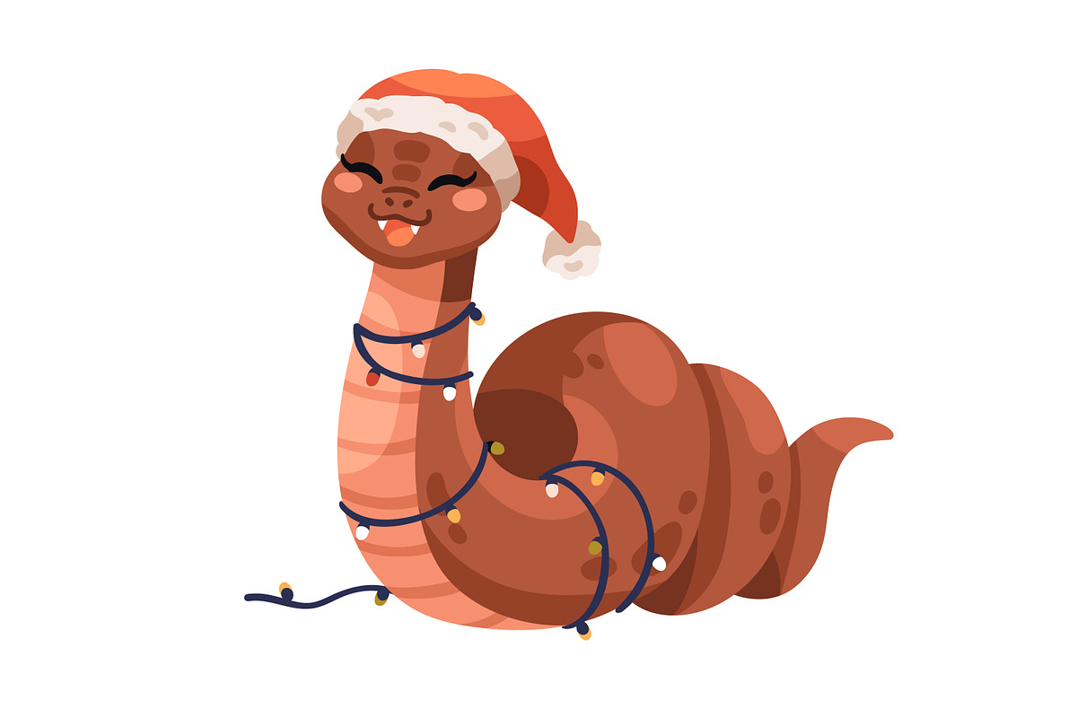 Cute snakes, Chinese New Year mascot, an Animal Illustration by Good Studio (Photo 9 of 16)