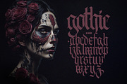 Gothic font 04, a Blackletter Font by GeekClick (Thumbnail 1 of 9)