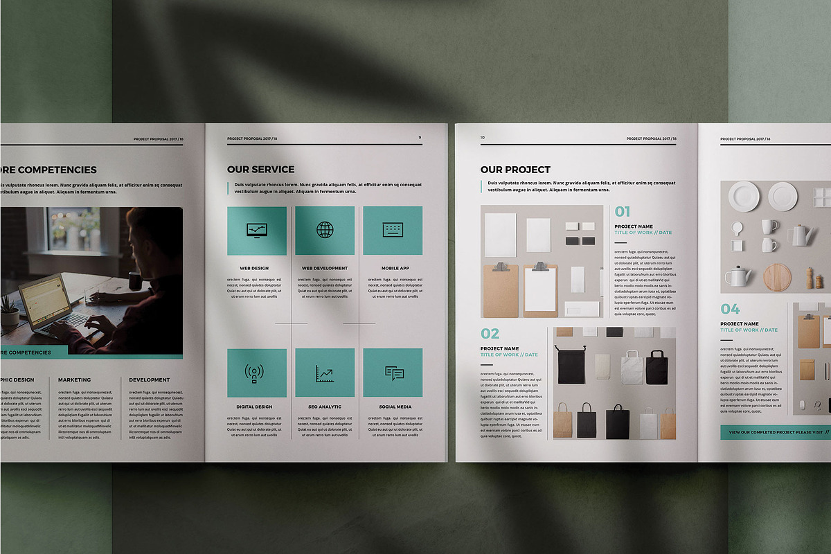 Web Design Proposal, a Stationery Template by Occy Design (Photo 4 of 11)