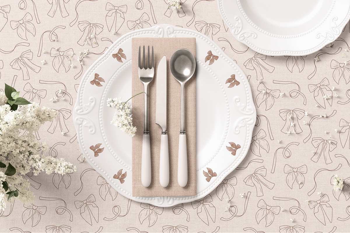 Charming hand drawn bows set, a Decorative Illustration by soboleva alya (Photo 8 of 10)