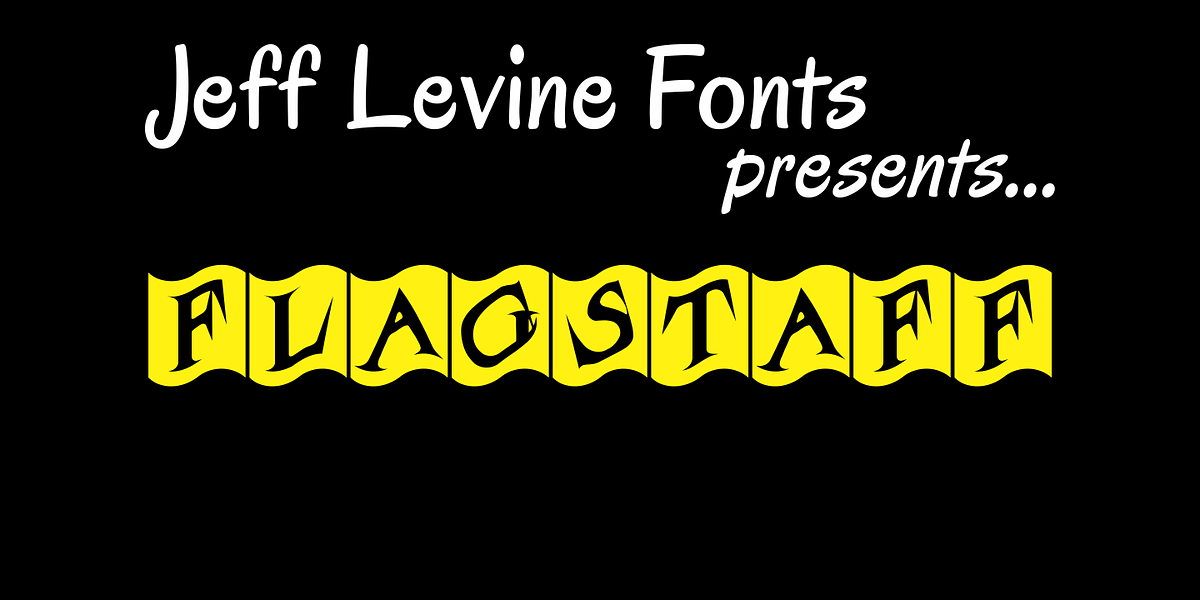 Flagstaff JNL, a Symbol Font by Jeff Levine Fonts