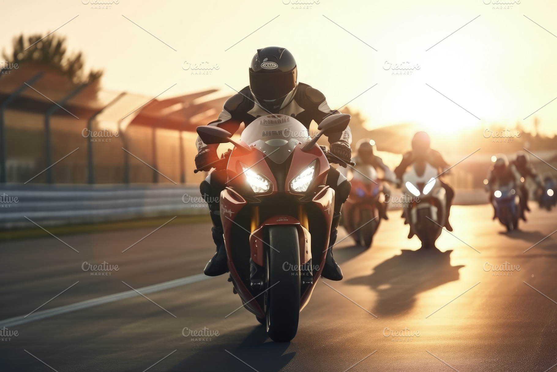 Modern bike race concept with racers, a Photo by Iftikhar Alam