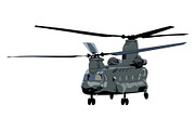 American large helicopter template, a Transportation Illustration by Sumberpangan (Thumbnail 1 of 3)