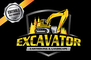 Custom Excavator Heavy Vehicle Logo, a Branding & Logo Template by Guavanaboy (Thumbnail 1 of 4)