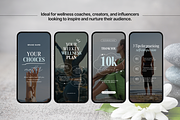 Wellness Instagram Reels Templates, a Social Media Template by DigiPax (Thumbnail 5 of 11)