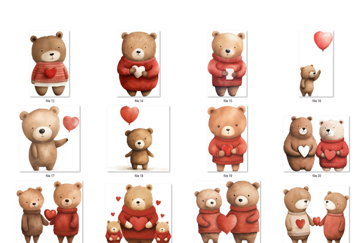 Valentine teddy bear, an Object Graphic by MyLittleMeow (Photo 4 of 6)