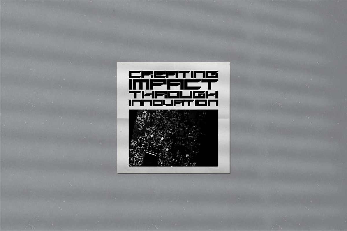 Amec - Futuristic Display Font, a Sans Serif Font by Typeagle (Photo 5 of 10)