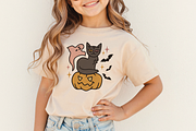 Ghost Halloween SVG Black Cat Ghost, an Object Graphic by TanchaArt (Thumbnail 3 of 7)