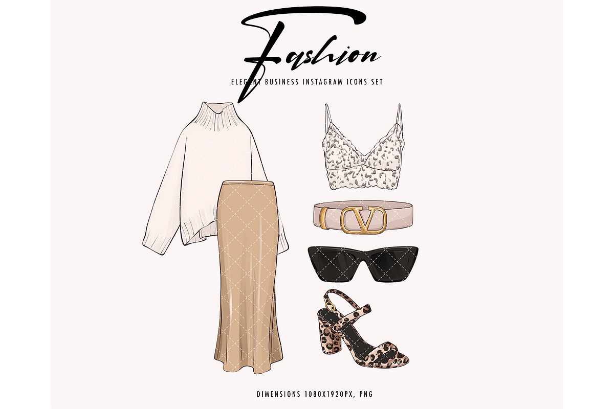 Fashion apparel women clothes, an Illustration by Milatoo (Photo 3 of 10)