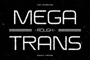 Megatrans Rough, a Sans Serif Font by Craft Supply Co. (Thumbnail 1 of 8)