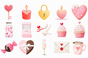 Watercolor Valentine's Day 42 PNG, an Illustration by Libby Wishes (Thumbnail 5 of 7)