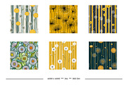 Dandelion Retro Art Style Patterns, a Pattern Graphic by karenfoleyphoto (Thumbnail 7 of 13)