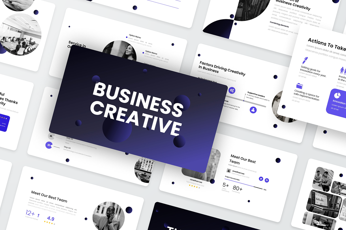Bussiness Creative Google Slides, a Presentation Template by SquidPixey (Photo 4 of 6)