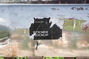 47 sticker mockup bundle vol 2, a Product Mockup by FoundImages (Thumbnail 29 of 50)