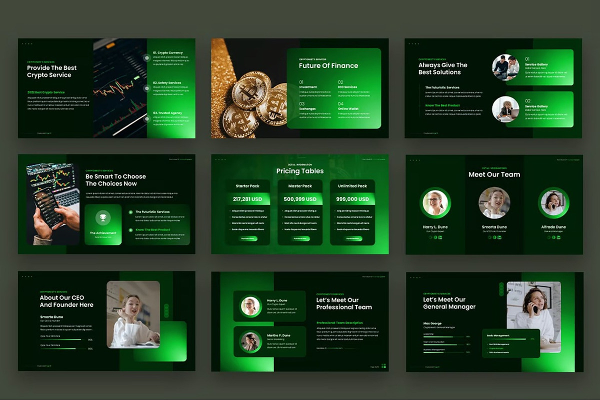 Cryptonest  Crypto Keynote Templates, a Presentation Template by Fit-tee (Photo 3 of 6)