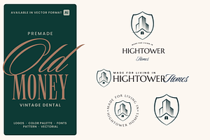 Old Money Real Estate Logo Template, a Branding & Logo Template by Headfonts