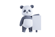 3D Pack Cute Animal Panda, an Animal 3D Model by Astuti Studio (Thumbnail 6 of 11)