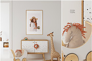 Kids Wall & Frame Mockup Bundle 7, a Print Template by Yuri-U (Thumbnail 3 of 22)