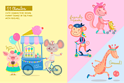Fun in the Park. Cute animals., an Animal Illustration by Isa De Gregorio (Thumbnail 2 of 8)