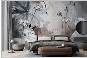 Fresco collection WATER LILIES, a Wallpaper Graphic by Natalia0307 (Thumbnail 8 of 18)