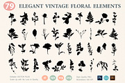 Vintage Floral Elements Atelier, an Object Graphic by Katrinelly (Thumbnail 6 of 14)