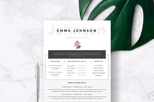 Resume Template 1 Page Sydney