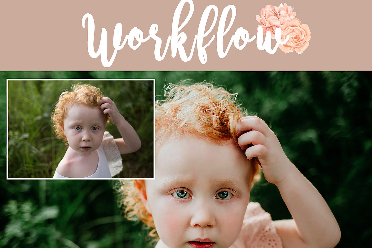 Photoshop: Workflow Collection, an Action Add-On by Moss & Magnolia Edits (Photo 1 of 3)
