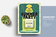 Summer Party Flyer Template, a Flyer Template by Sharifull11 (Thumbnail 1 of 3)