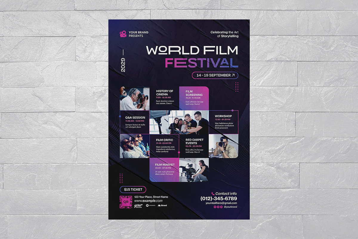 Event Poster Template, a Poster Template by BrandPacks (Photo 4 of 4)
