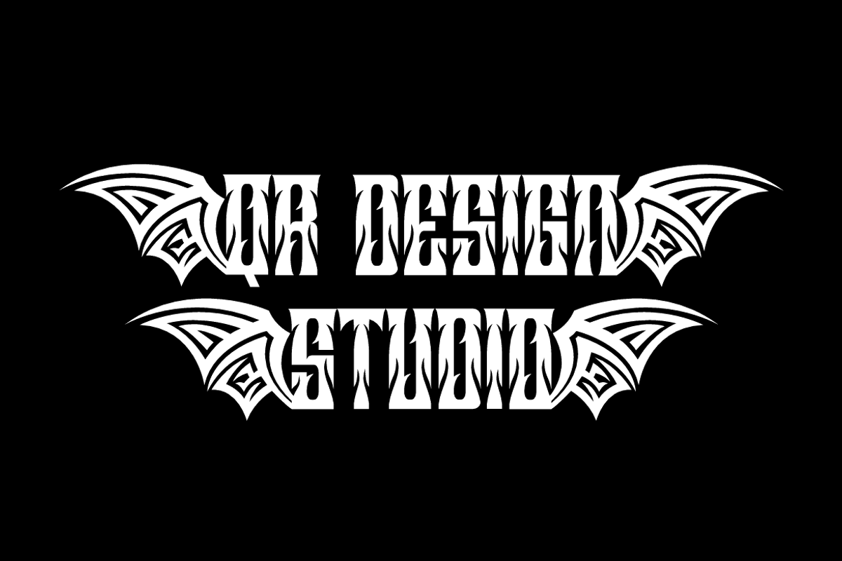 Black Calong - Artdeco Font, a Blackletter Font by QR Design Studio (Photo 3 of 8)